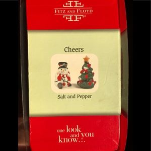 Christmas Salt and Pepper Shakers, Fitz and Floyd